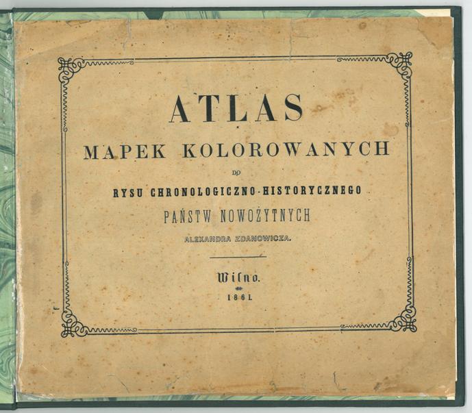 (ATLAS). ZDANOWICZ Alexander - Atlas mapek kolorowanych.